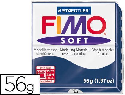 57g. pasta Staedtler Fimo Soft color azul Windsor